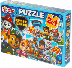 Набор пазлов в коробке 2 в 1 «Суперщенки» - Фото 5