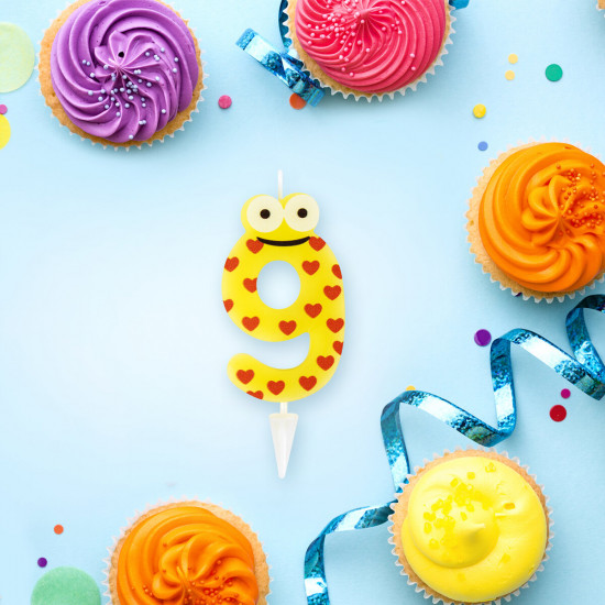 Свеча-цифра для торта «Цифра 9»