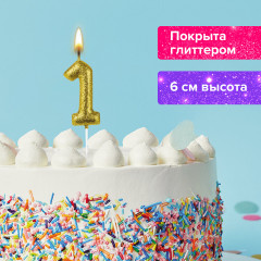 Свеча-цифра 1 - Фото 2
