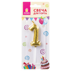 Свеча-цифра 1 - Фото 5
