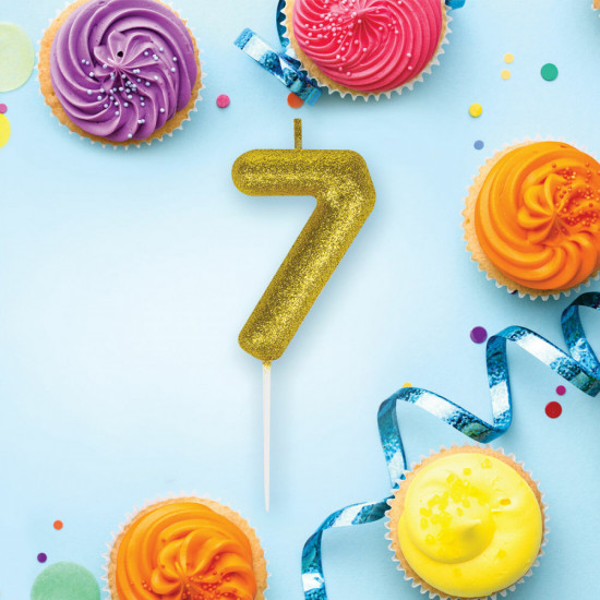 Свеча-цифра для торта «Цифра 7»