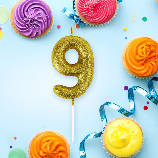 Свеча-цифра для торта «Цифра 9»
