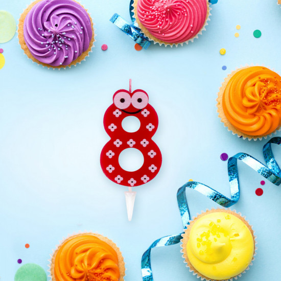 Свеча-цифра для торта «Цифра 8»