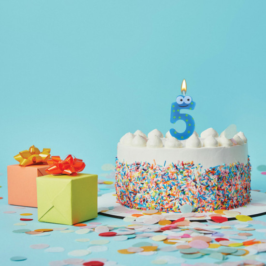 Свеча-цифра для торта «Цифра 5»