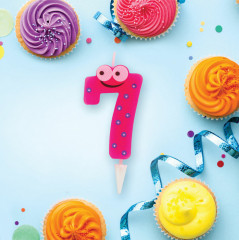 Свеча-цифра 7 - Фото 5