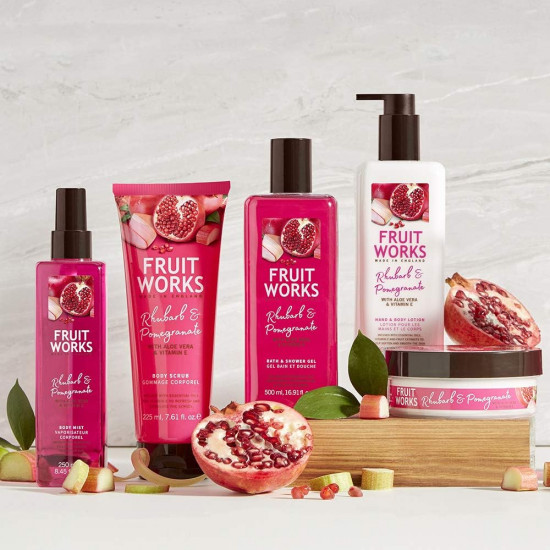 Гель для душа «Rhubarb & Pomegranate Bath and Shower Gel»