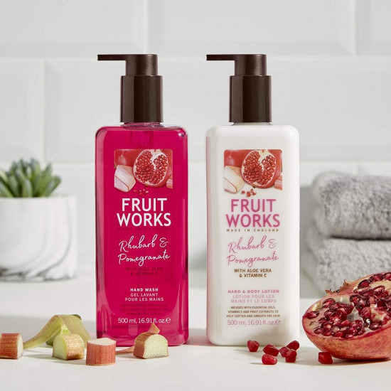 Гель для душа «Rhubarb & Pomegranate Bath and Shower Gel»