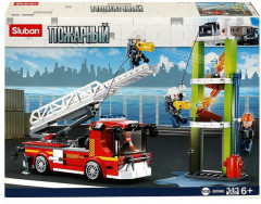 Конструктор «Пожарная машина + фигурки» - Фото 1