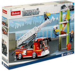 Конструктор «Пожарная машина + фигурки» - Фото 2