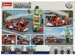 Конструктор «Пожарная машина + фигурки» - Фото 4