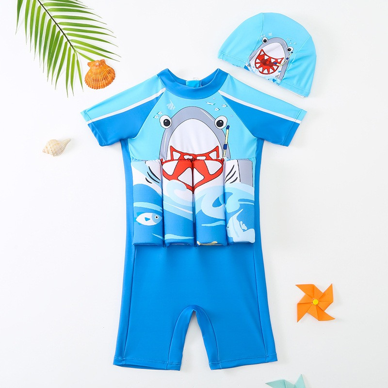 Купальник с поплавками для мальчиков | AquaKids Collection | Bubble beachwear | Фото 1