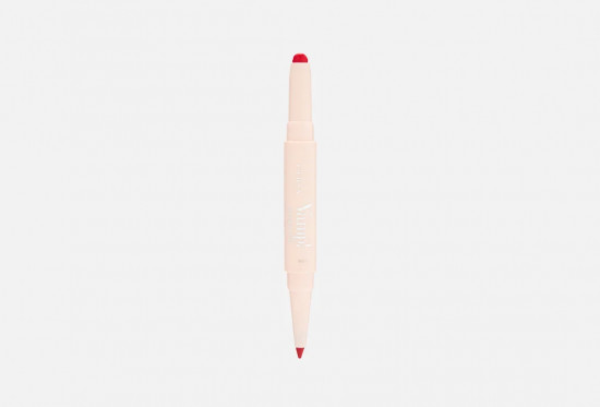 Помада-карандаш двусторонняя для губ «Vamp! Creamy Duo», тон 010 True red