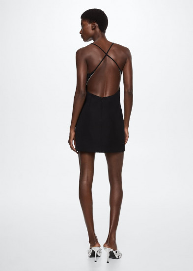 Платье женское со стразами