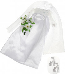 Набор свадебной одежды и аксессуаров для кукол «София» - Фото 2