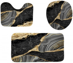 Комплект для ванной «Черный мрамор» - Фото 2