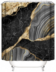 Комплект для ванной «Черный мрамор» - Фото 3