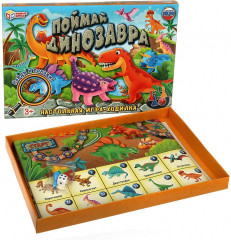 Игра настольная «Поймай динозавра» - Фото 1