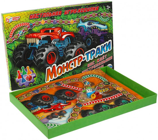 Настольная игра-ходилка «Монстр-траки»