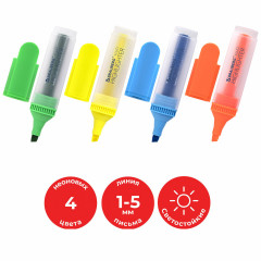 Набор текстовыделителей «Fluo» - Фото 2
