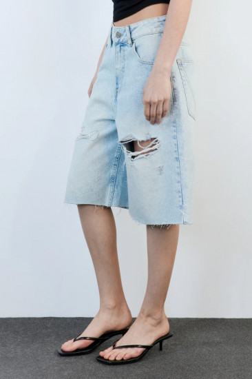 Шорты-бриджи джинсовые женские