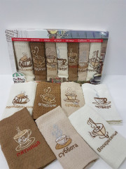 Салфетки вафельные «Paris bonjorno» (размер 40х60 см, 7 шт) - Фото 1