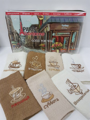 Салфетки вафельные «Paris bonjorno» (размер 40х60 см, 7 шт) - Фото 2