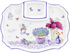 Блюдо для шашлыка с соусницей «Лаванда» - Фото 2