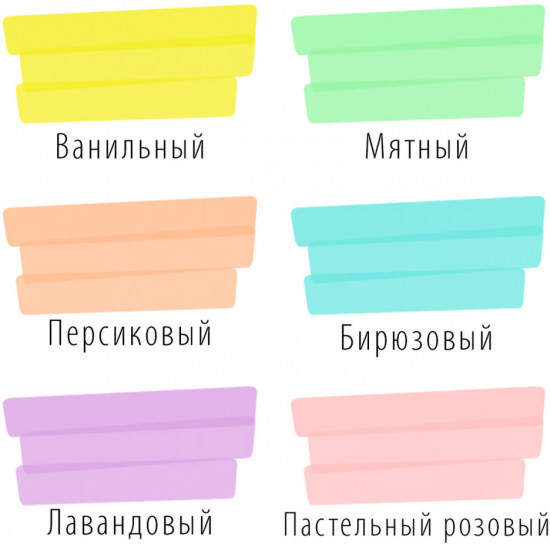 Набор текстовыделителей «Delta Pastel»
