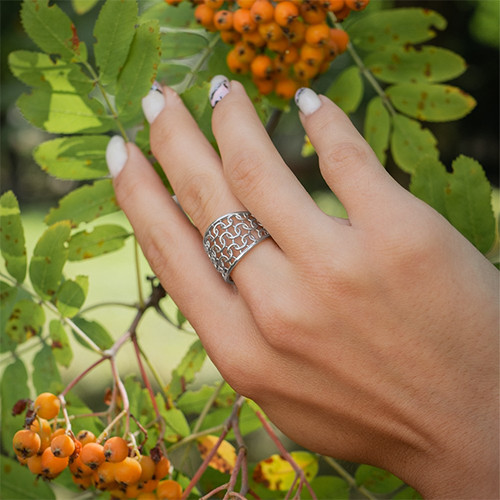 Кольцо из серебра