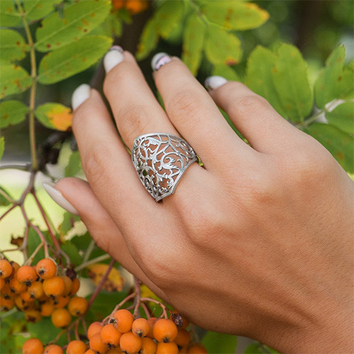 Кольцо из серебра