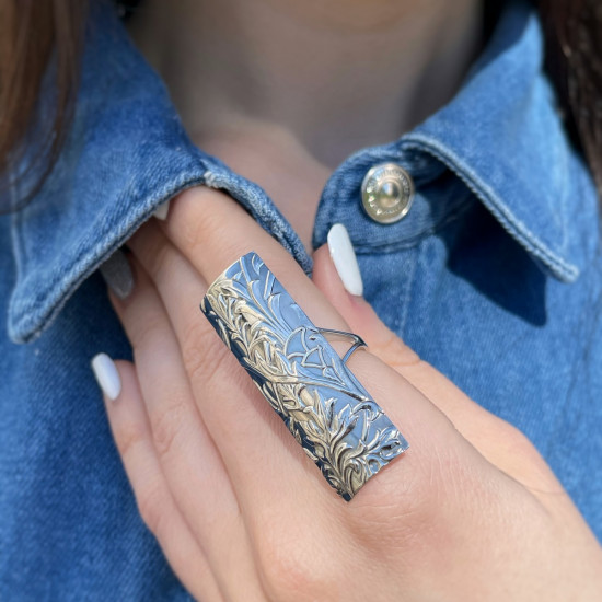 Кольцо из серебра