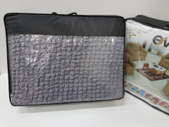 Набор чехлов для 3-х местного дивана и 2-х кресел (серый) - Фото 1