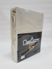 Простыня махровая на резинке с наволочками (2-спальная, 2 наволочки 50х70 см) - Фото 1