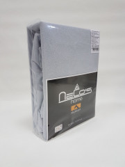 Простыня махровая на резинке с наволочками (2-спальная, 2 наволочки 50х70 см) - Фото 1