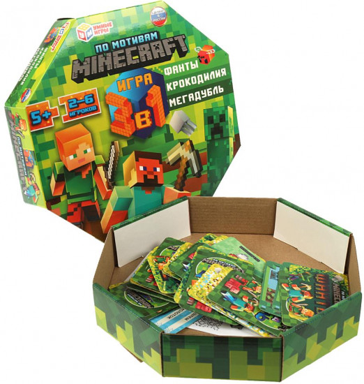 Настольная игра «По мотивам Minecraft»
