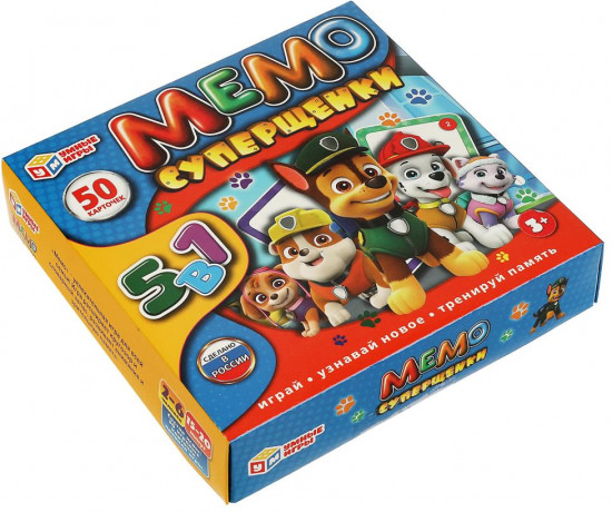 Настольная игра «Мемо. Суперщенки»