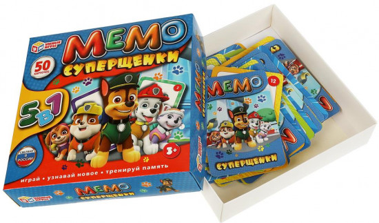 Настольная игра «Мемо. Суперщенки»