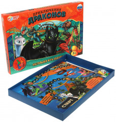 Игра-ходилка настольная «Приключения драконов» - Фото 3