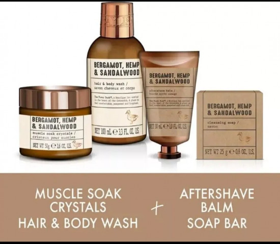 Набор подарочный для ухода за телом «The Fuzzy Duck. Luxury Grooming Tin»