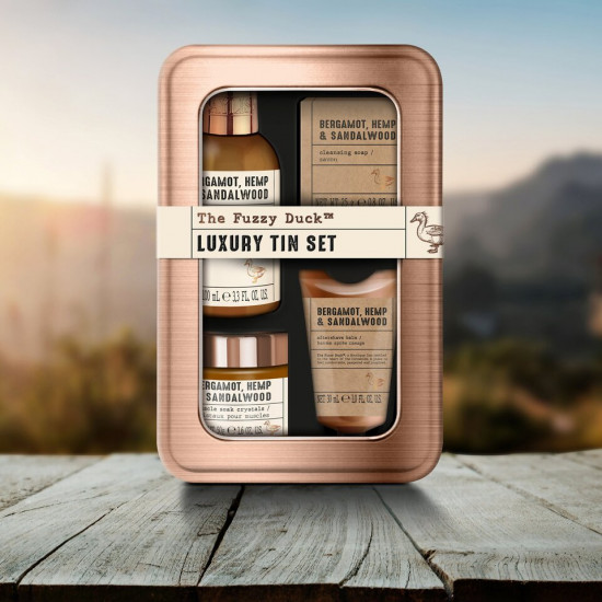 Набор подарочный для ухода за телом «The Fuzzy Duck. Luxury Grooming Tin»