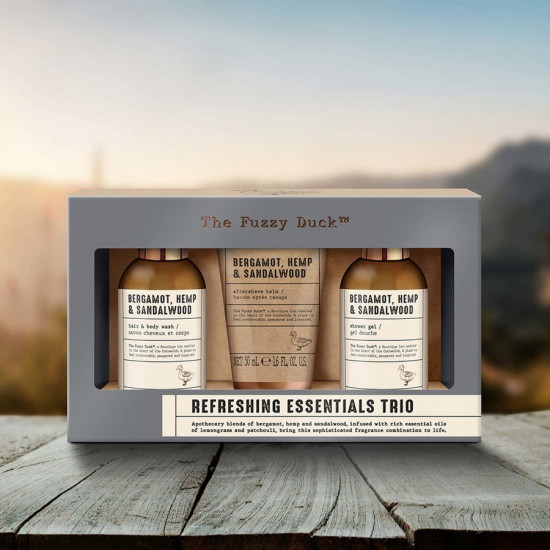 Набор подарочный для ухода за телом «The Fuzzy Duck. Luxury Mini Trio»