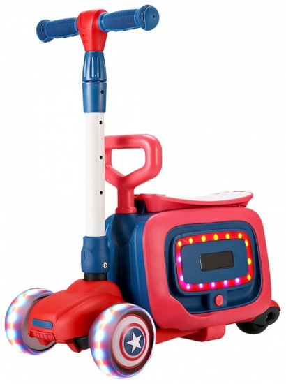 Самокат детский трехколесный HD-8814B