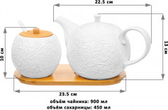 Набор сервировочный «Веточки-цветочки» - Фото 2