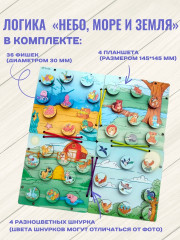 Головоломка + пазл «Небо, море и Земля» - Фото 5