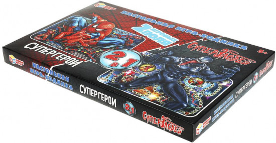 Настольная игра 2 в 1 «Супергерои/Суперзлодеи»