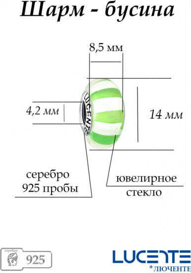 Шарм из серебра