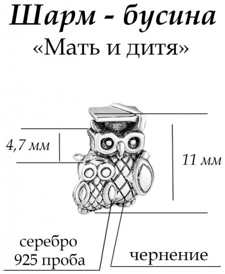 Шарм из серебра