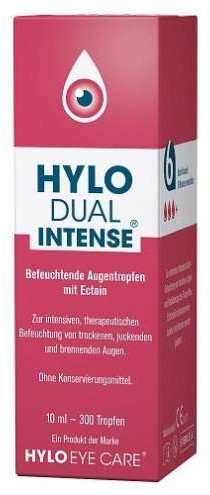 Капли для глаз «Hylo dual intense<sup class=