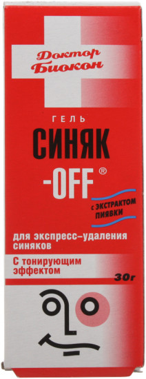Гель с тонирующим эффектом «Синяк-off»