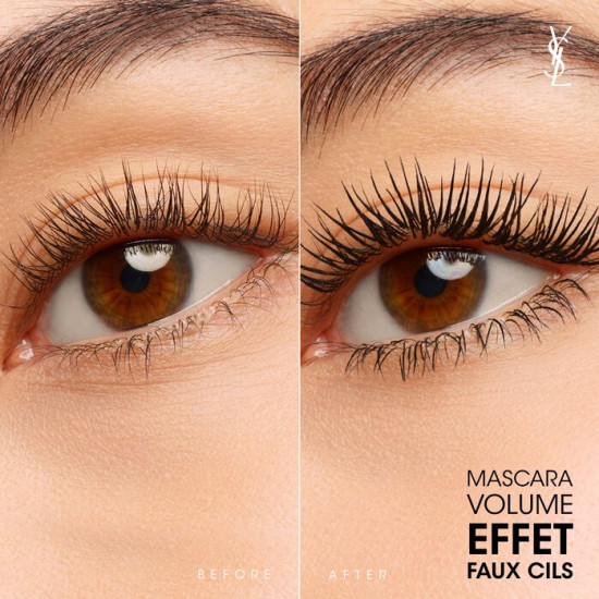 Тушь с эффектом накладных ресниц подкручивающая «Mascara Volume Effect Faux Cils The Curler», оттенок 01 Black